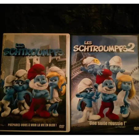 Les Schtroumpfs  1 et 2 - Pack 2 Films DVD Animation