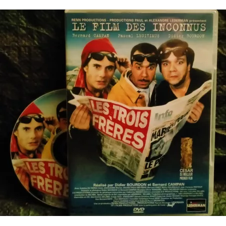 Les trois frères - Didier Bourdon - Bernard Campan - Pascal Légitimus  Film DVD 1995