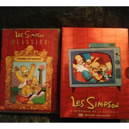 Les Simpson - Coffret Saison 5 + Flemme olympique - Pack 5 DVD Animation