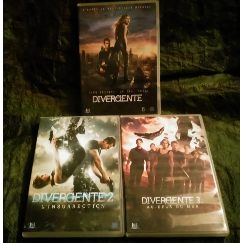 Divergente Pack Trilogie 3 Films DVD kate Winslet