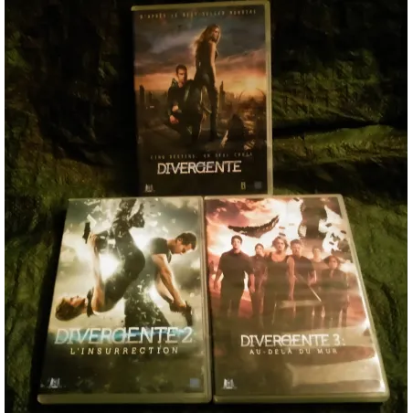 Divergente Pack Trilogie 3 Films DVD kate Winslet