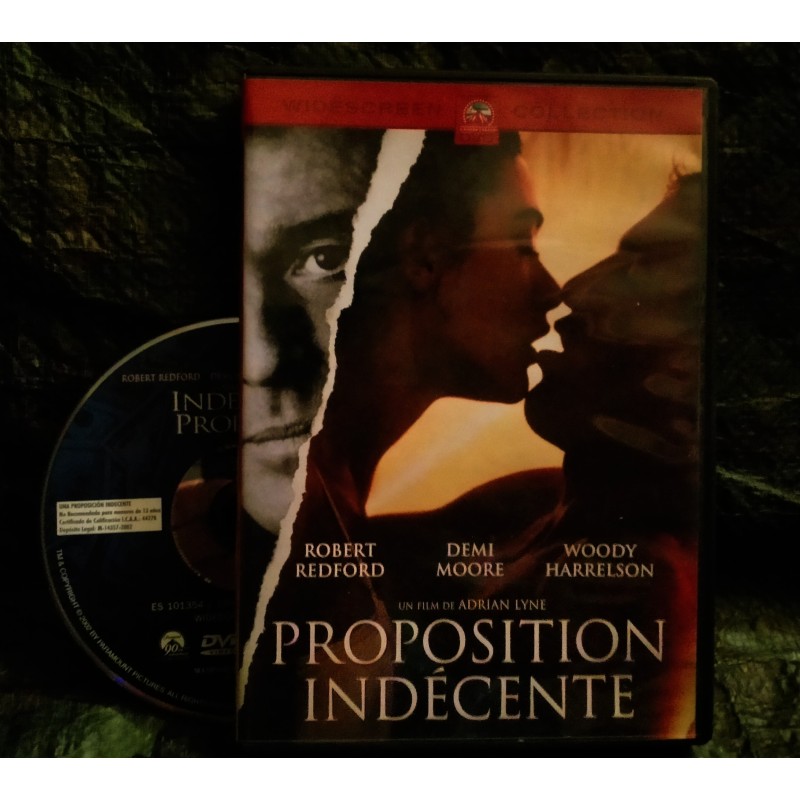 Proposition Indécente - Adrian Lyne - Woody Harelson - Demi Moore
Film DVD 1993