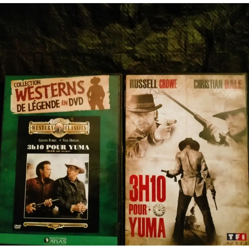DVD 3H 10 pour Yuma Pack 2 Films Russell Crowe Glenn Ford