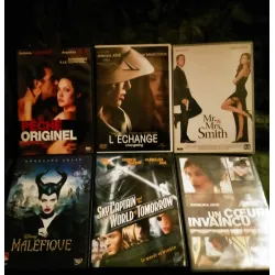 Angelina Jolie Pack 6 Films DVD L'échange Péché originel Un cœur invaincu Sky captain and the world of tomorrow