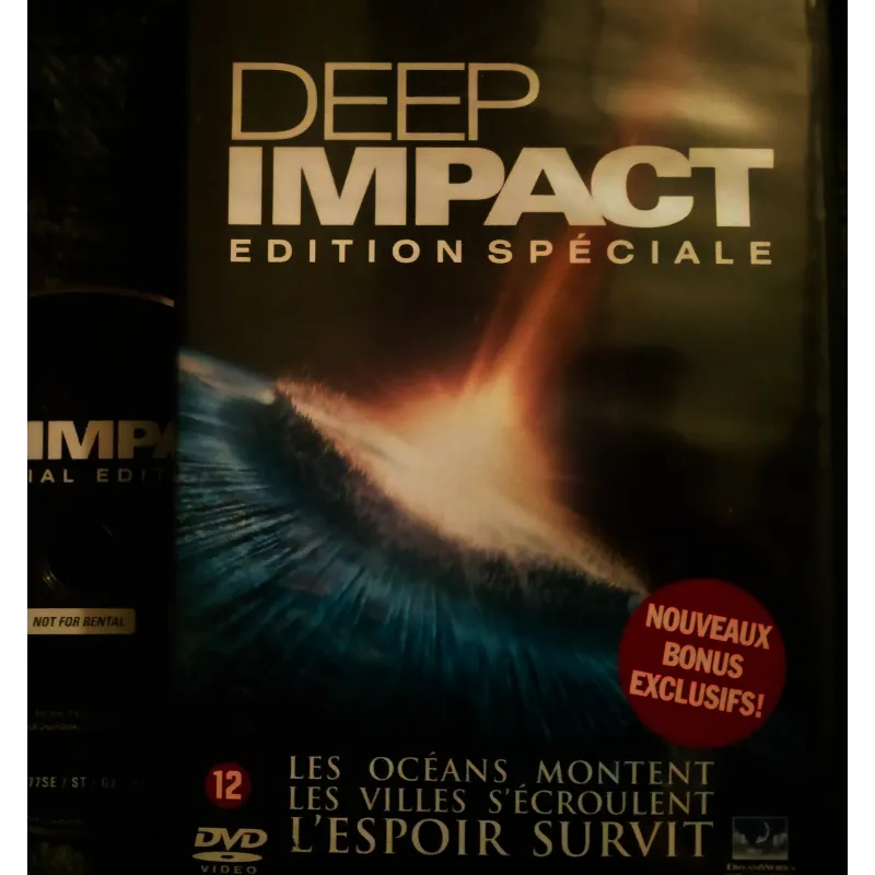 Deep impact - Leder - Freeman - Elijah Wood - Duvall Film DVD 1998