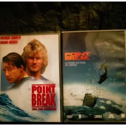 Point break Pack 2 Films 3 DVD - Keanu Reeves - Patrick Swayze