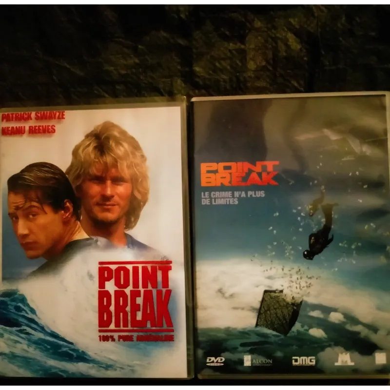 Point break Pack 2 Films 3 DVD Keanu Reeves Swayze