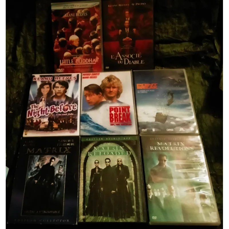 Keanu Reeves Pack 8 Films 10 DVD