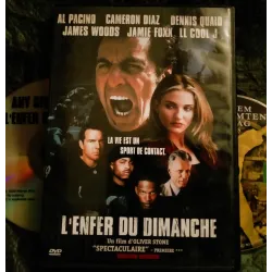 L'enfer du dimanche - Oliver Stone - Pacino - Foxx - Diaz - Quaid - Woods Film DVD 1999