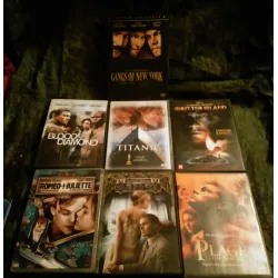 DVD Leonardo DiCaprio Pack 7 Films Gangs of New York La plage 
Gatsby le magnifique Romeo + Juliette