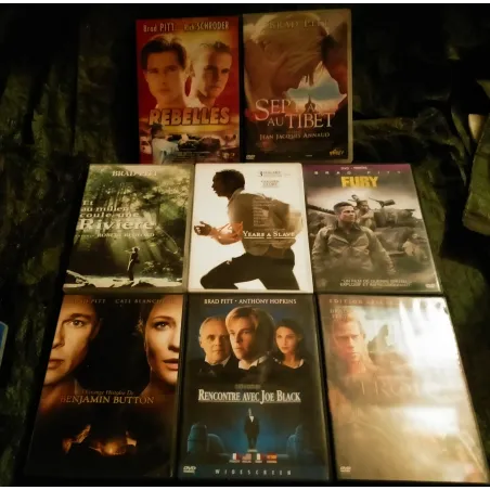 Brad Pitt Pack 8 Films DVD