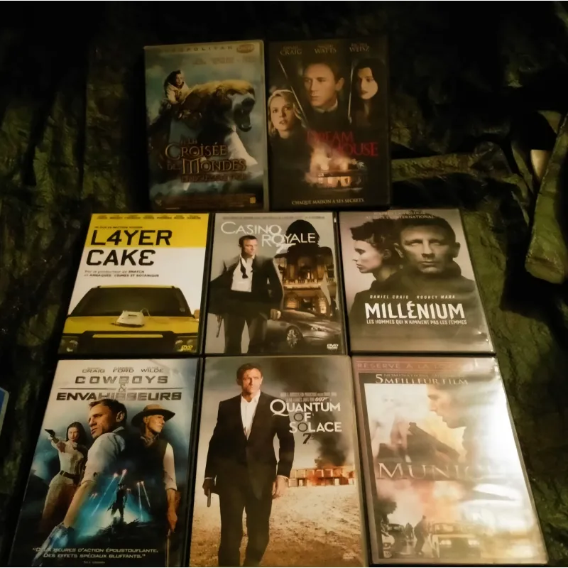 Daniel Craig Pack 8 Films DVD