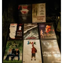 DVD Diane Lane Pack 8 Films Jack
La main au collet Face à face Tennessee Valley