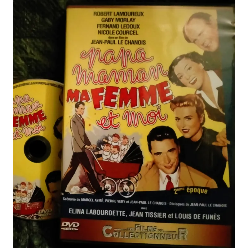 Papa maman ma femme et moi - Le Chanois Lamoureux de Funès Film DVD 1956