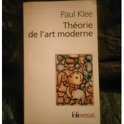 Théorie de l'art moderne - Paul Klee  Livre