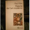 Théorie de l'art moderne - Paul Klee  Livre