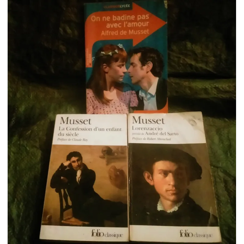 Alfred de Musset Pack 3 Livres
