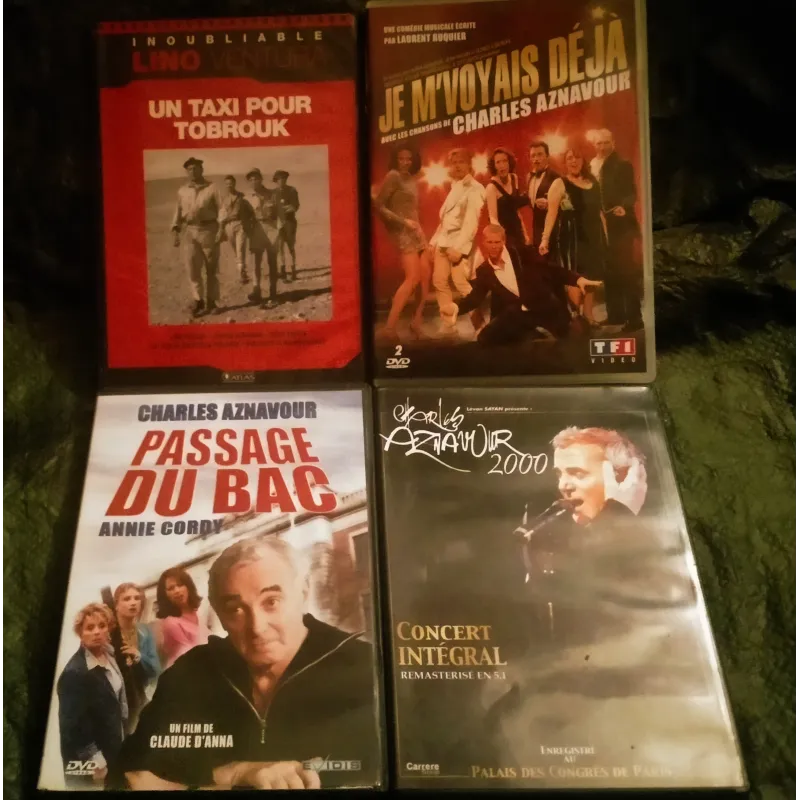 Charles Aznavour Pack 4 Films DVD