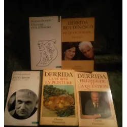 Jacques Derrida Pack 5 Livres