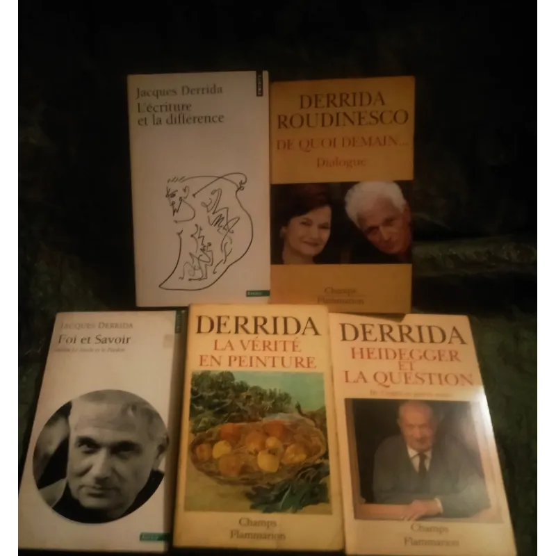 Jacques Derrida Pack 5 Livres