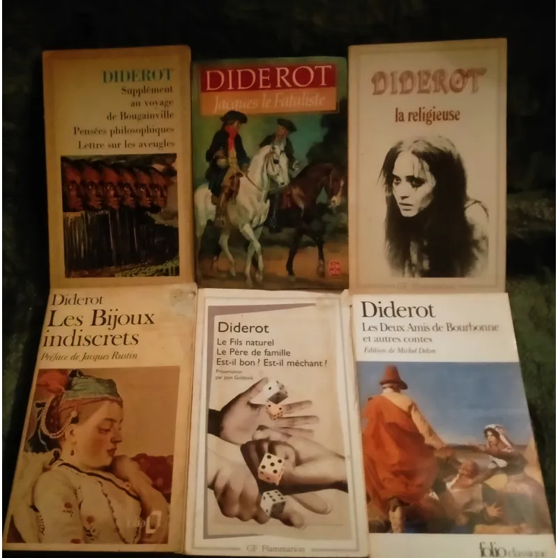 Denis Diderot Pack 6 Livres
