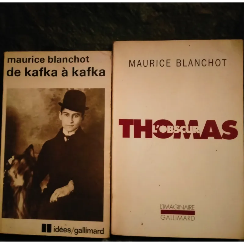 Maurice Blanchot Pack 2 Livres