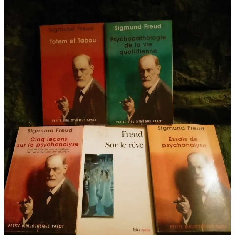 Sigmund Freud Pack 5 Livres