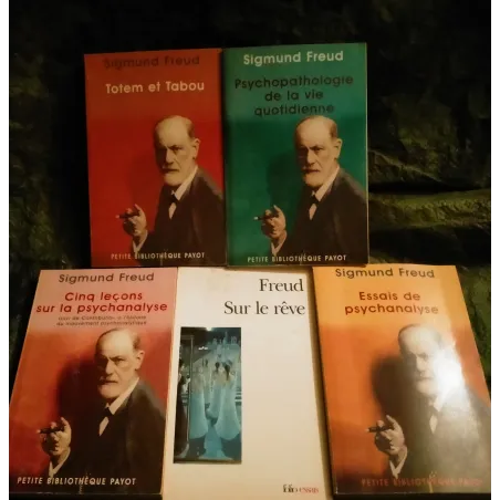 Sigmund Freud Pack 5 Livres