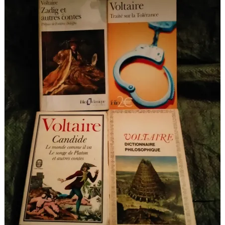 Voltaire Pack 4 Livres