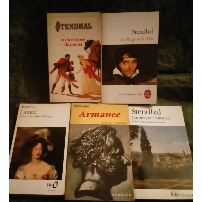 Stendhal Pack 5 Livres
