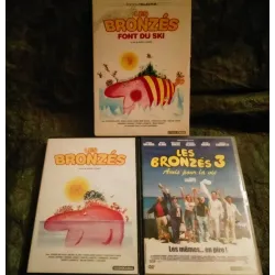 Les Bronzés Pack Trilogie 3 Films 4 DVD Leconte - Blanc - Clavier - Jugnot - Balasko - Lhermitte - Lavanant