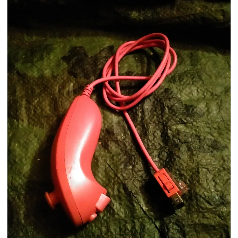 Manette Nintendo Nunchuck avec câble - rose