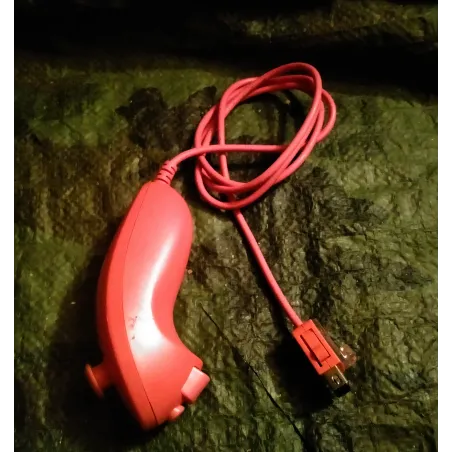 Manette Nintendo Nunchuck avec câble - rose