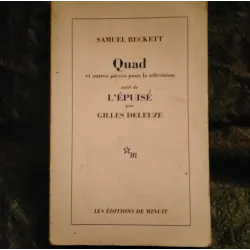 Quad - Samuel Beckett suivi de l'épuisé de Gilles Deleuze - Livre