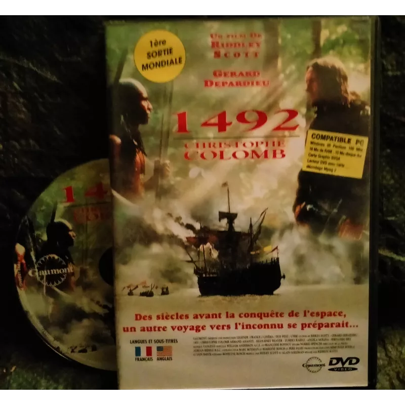 1492 Christophe Colomb - Ridley Scott Depardieu Weaver Film DVD VF 1992