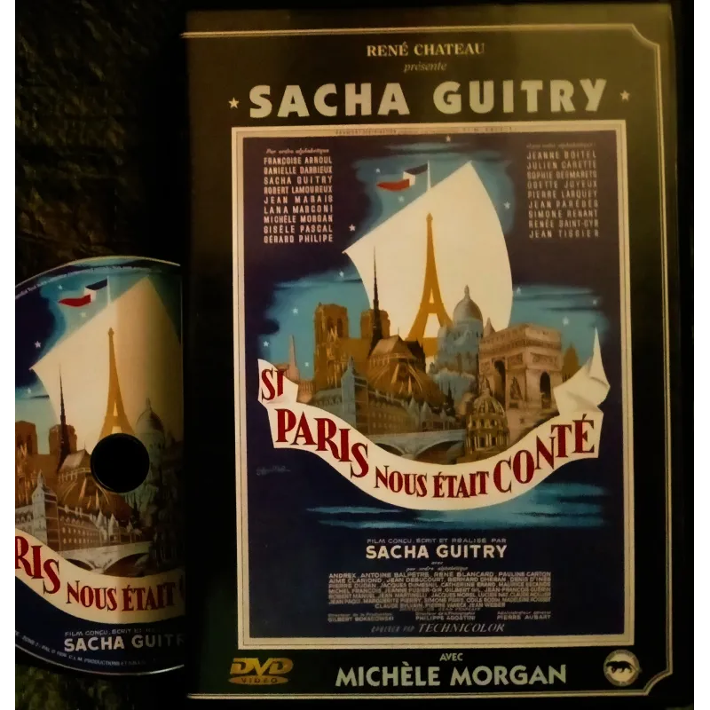 DVD Si Paris nous était conté - Guitry Gérard Philipe Darrieux Morgan Marais de Funès Film 1955