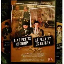 Cinq petits cochons + Le flux et le reflux  édition 2 films DVD Agatha Christie