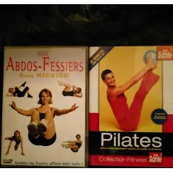 Pilates 45 mn pour être au top + Abdos-fessiers - Pack 2 DVDCollection Fitness