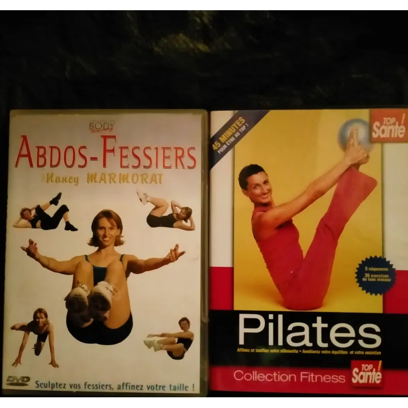 Pilates 45 mn pour être au top + Abdos-fessiers - Pack 2 DVDCollection Fitness