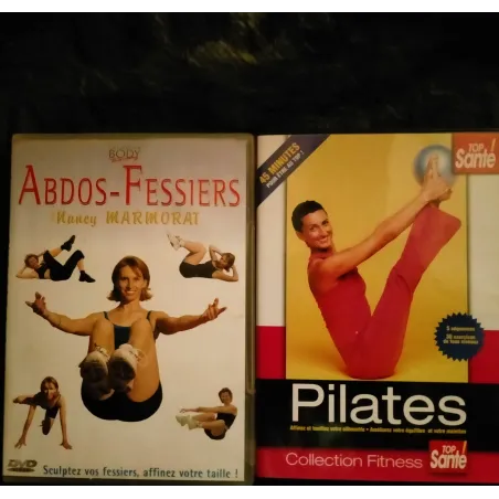 Pilates 45 mn pour être au top + Abdos-fessiers - Pack 2 DVDCollection Fitness
