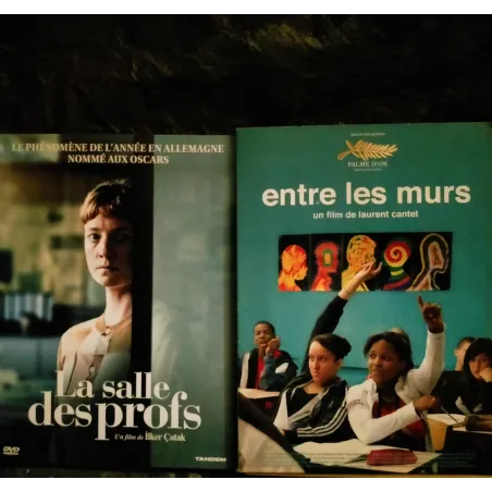 La salles des profs + Entre les murs - Pack 2 Films 3 DVD Bégaudeau