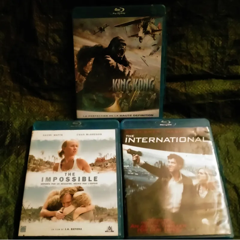 Naomi Watts Pack 3 Films blu-ray the impossible -king kong - l'enquête