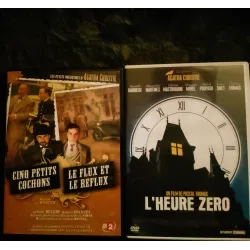 Agatha Christie Pack 3 Films DVD - Cinq petits cochons + Le flux et le reflux + L'heure zéro