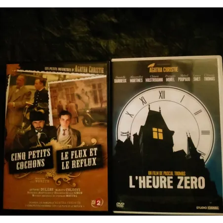 Agatha Christie Pack 3 Films DVD - Cinq petits cochons + Le flux et le reflux + L'heure zéro