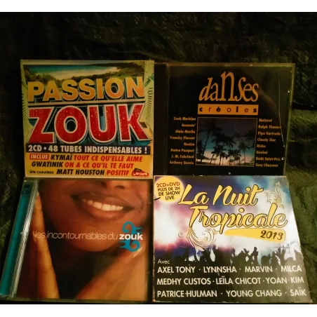 Zouk Pack 7 CD + 1 DVD