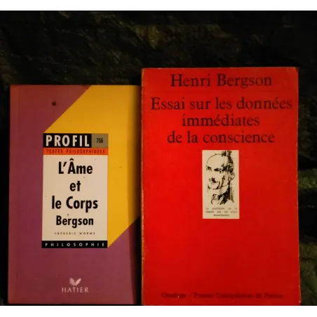 Henri Bergson Pack 2 Livres