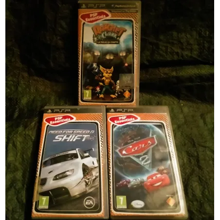 Pack 3 Jeux Video PSP à partir de 7 ans