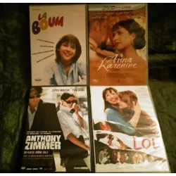 Sophie Marceau Pack 4 Films DVD Anna Karenine + La boum + Lol + Anthony Zimmer