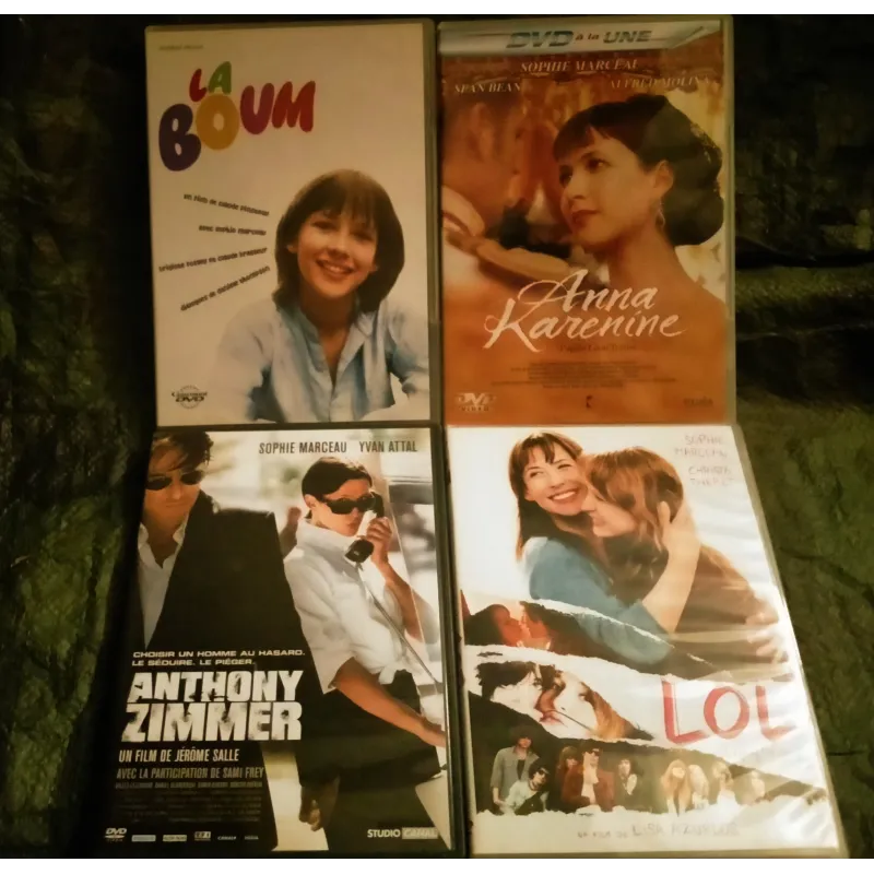 Sophie Marceau Pack 4 Films DVD Anna Karenine + La boum + Lol + Anthony Zimmer