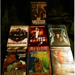 Mickey Rourke Pack 7 Films DVD 9 Semaine 1/2 - Double team - Expendables - Get carter - The Wresler